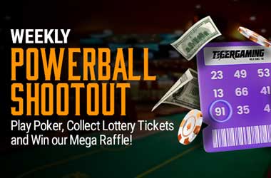 TigerGaming Poker Runs Weekly Powerball Shootout with $10K Prize Pool